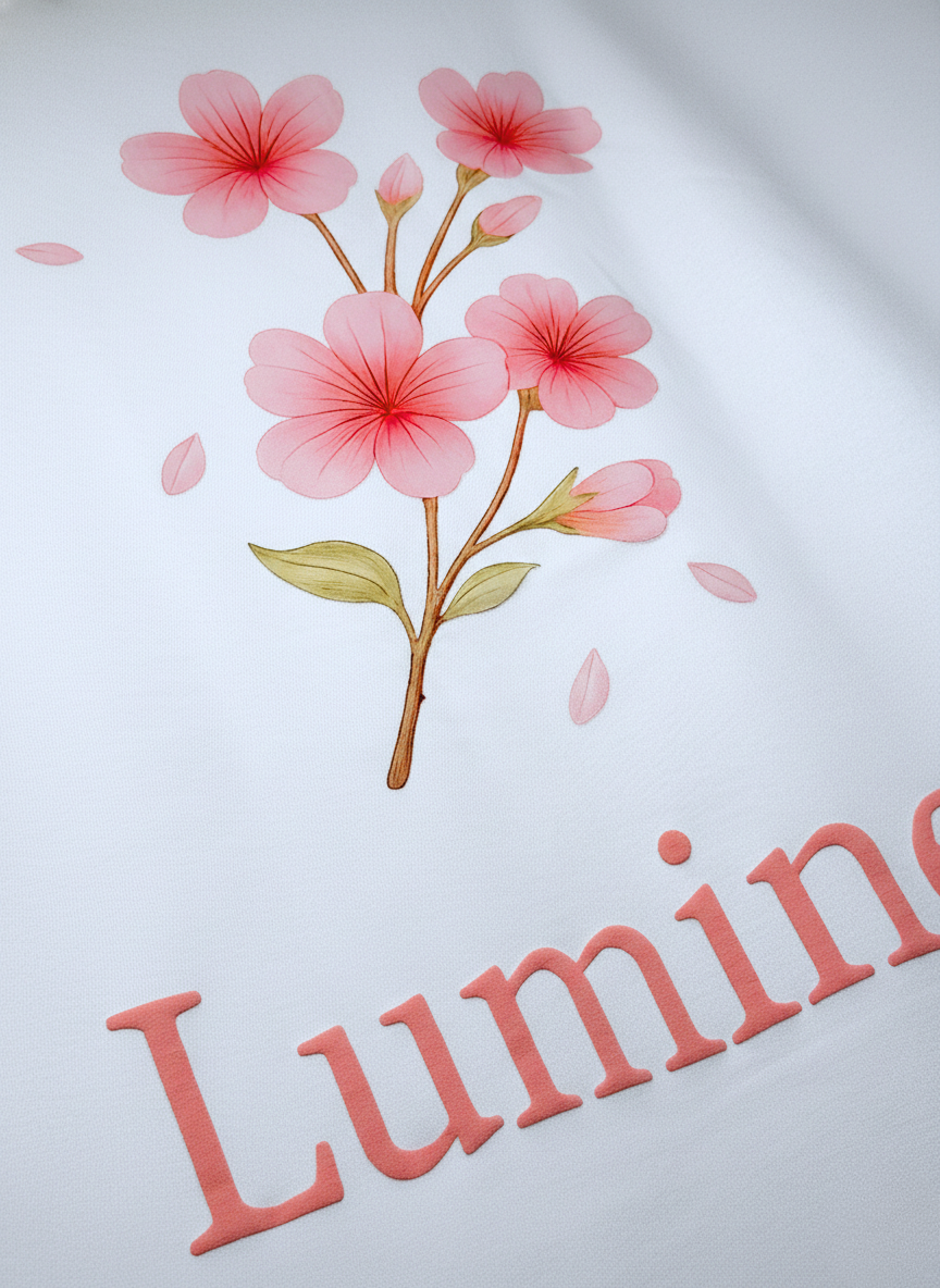 Bloommark Oversized T-Shirt (White)