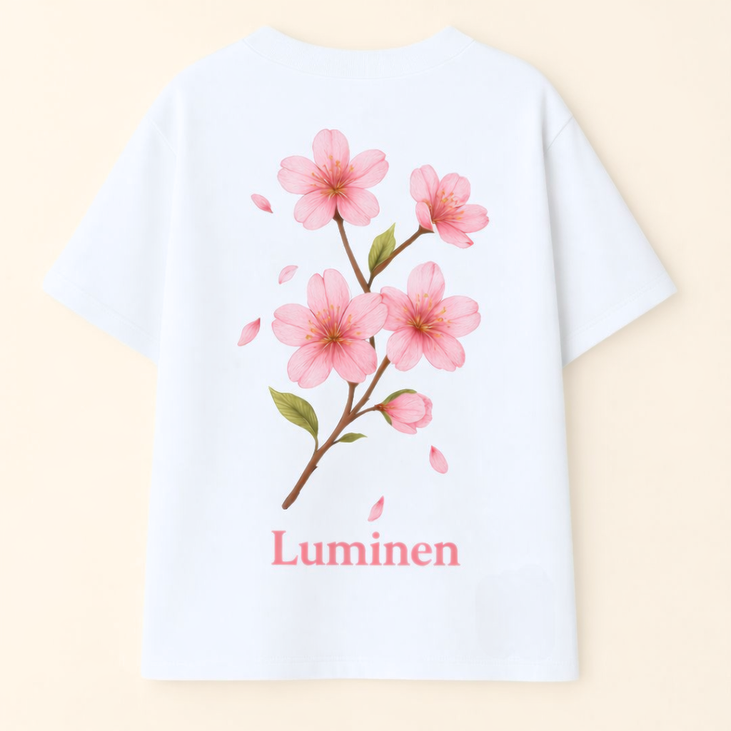 Bloommark Oversized T-Shirt (White)