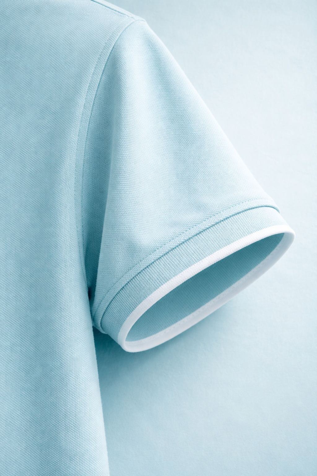 Luminen Signature Polo — Mint Blue