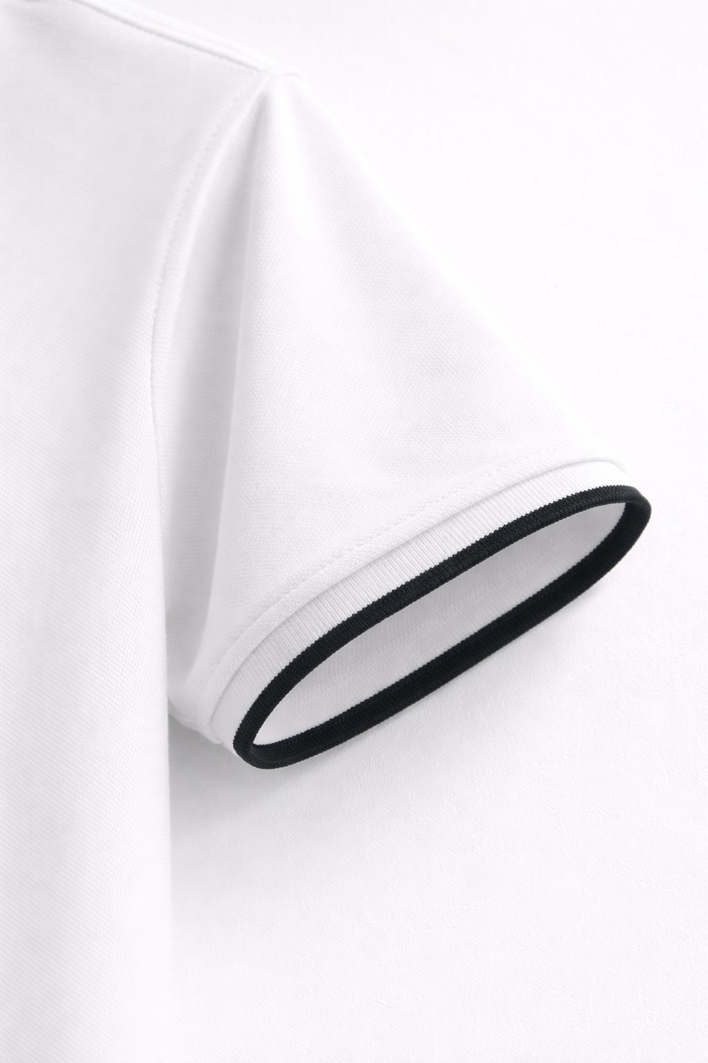 Luminen Signature Polo — Pearl White