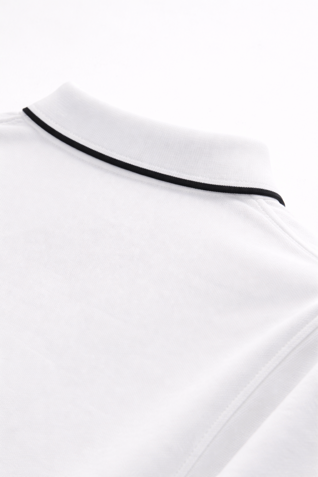 Luminen Signature Polo — Pearl White
