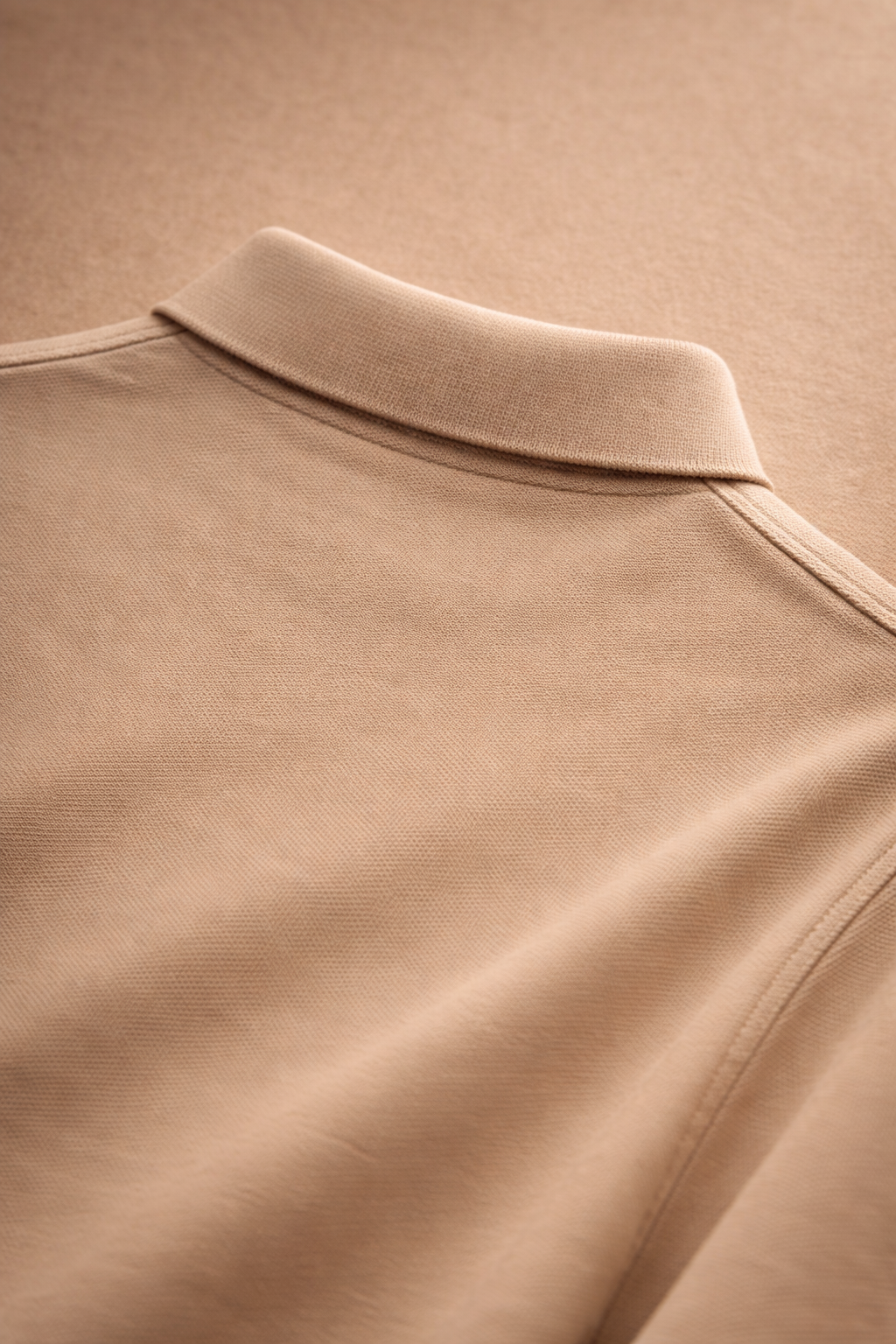 Luminen Signature Polo — Sustainable Beige