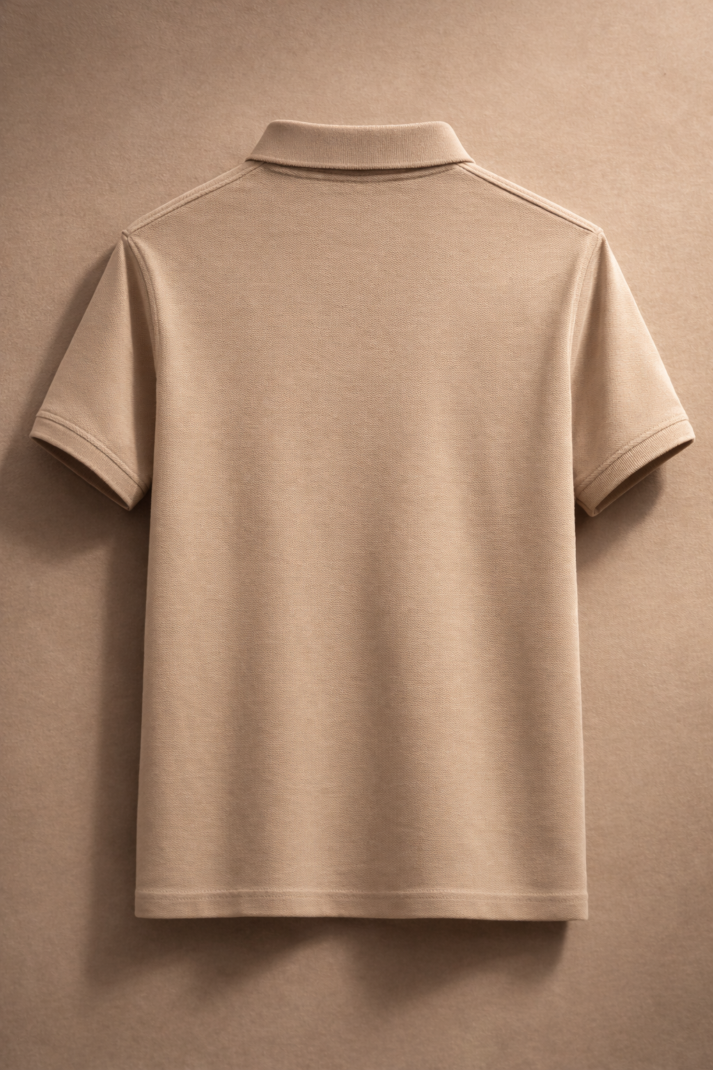 Luminen Signature Polo — Sustainable Beige