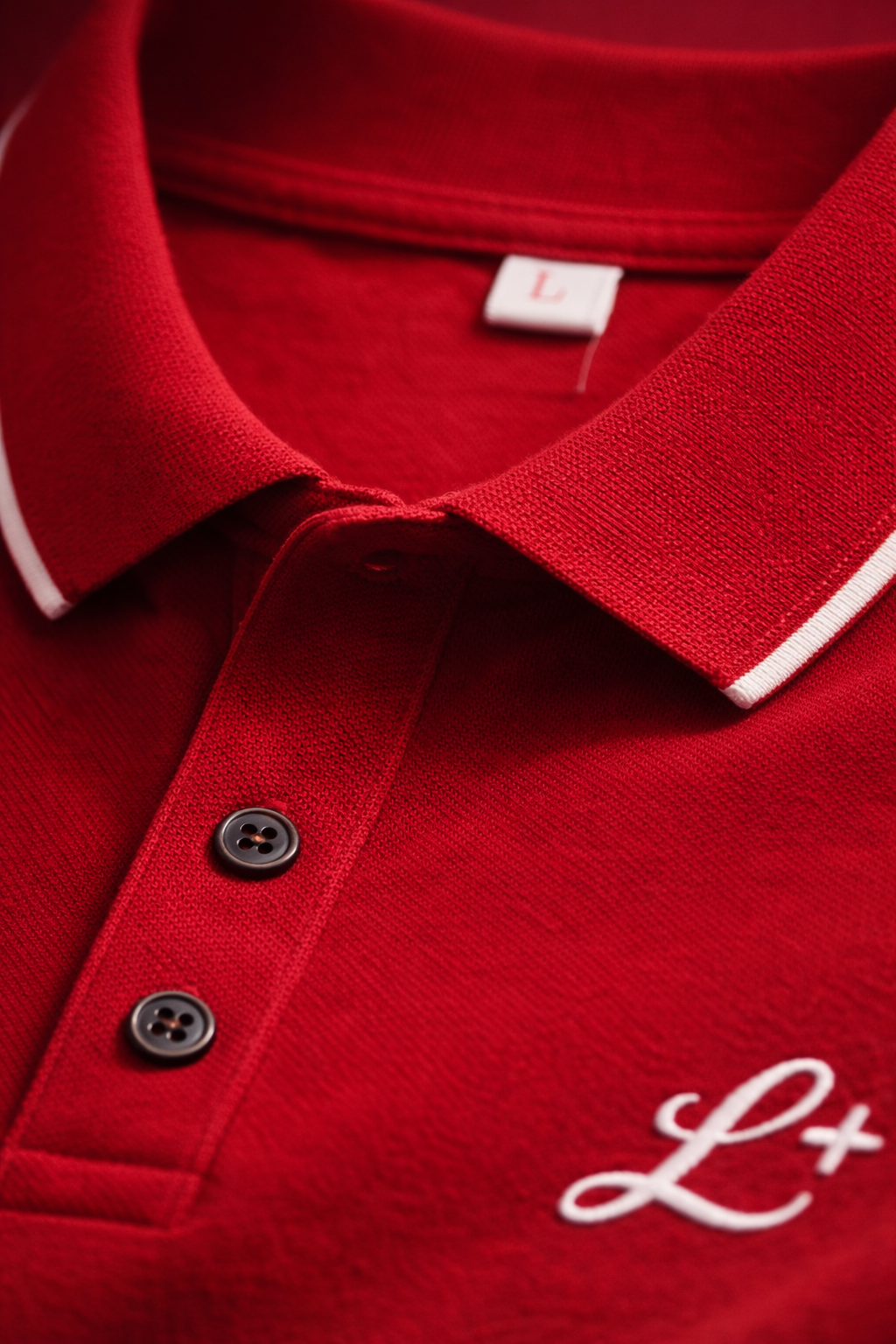 Luminen Signature Polo — Heather Red (Sustainable Edition