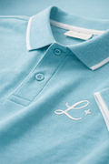 Luminen Signature Polo — Mint Blue