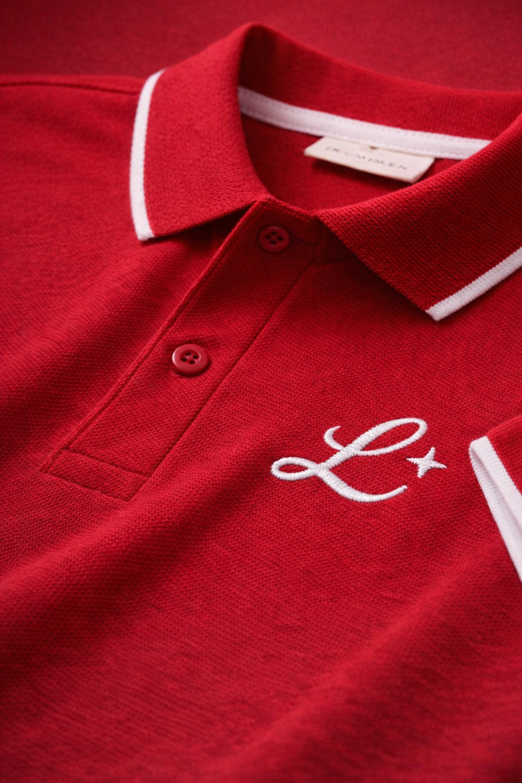 Luminen Signature Polo — Heather Red (Sustainable Edition