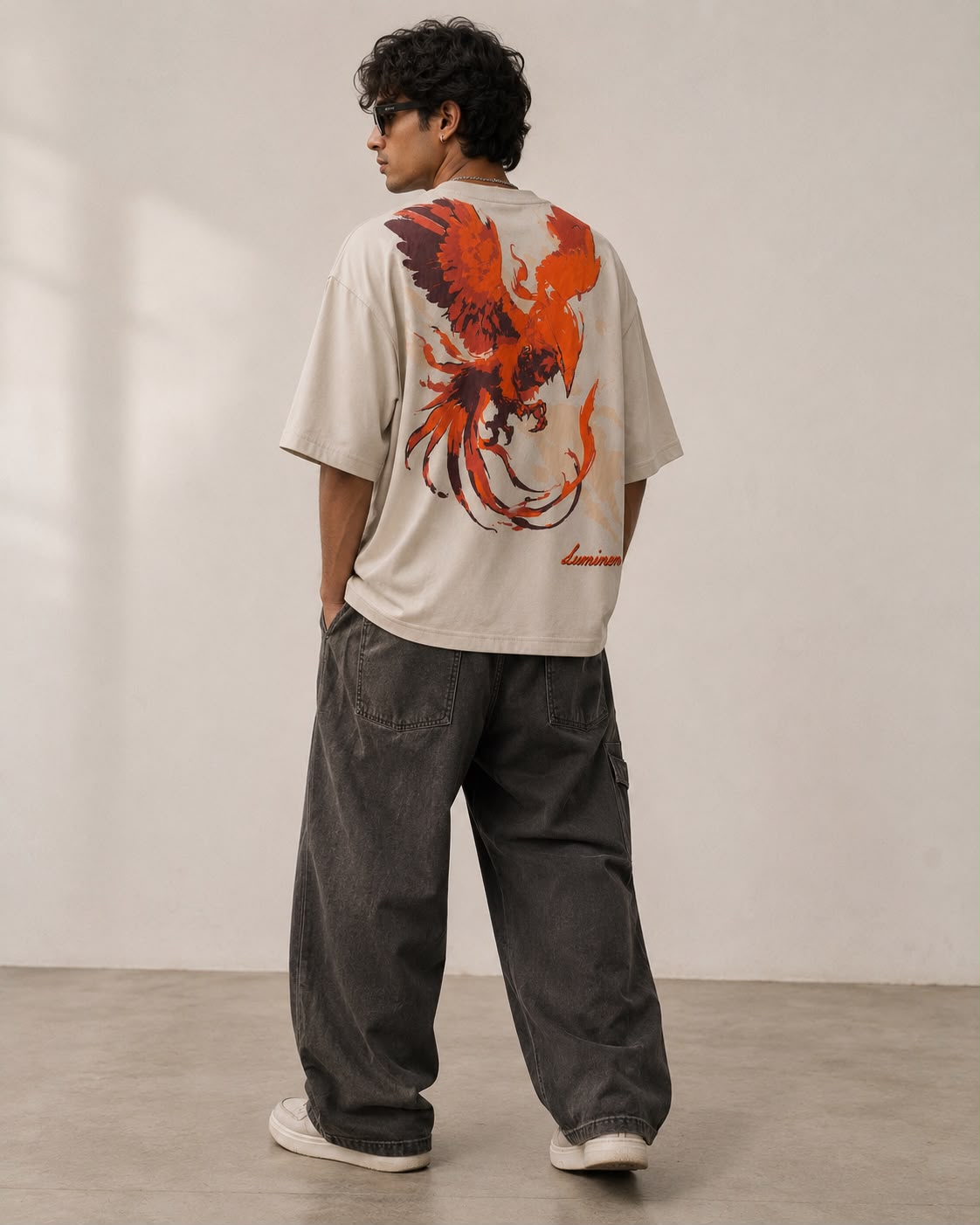 Ivory wildfire BoxFit Tshirt